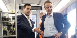 Κυριάκος Μητσοτάκης και Κωνσταντίνος Κυρανάκης 