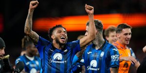 Ο Έντερσον πανηγυρίζει την κατάκτηση του Europa League με την Αταλάντα