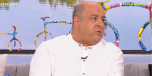 Ο ηθοποιός Μάρκος Σεφερλής 