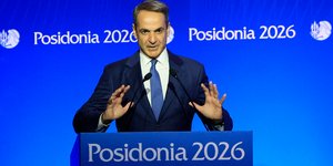 Ο Κυριάκος Μητσοτάκης στην έκθεση «Ποσειδώνια 2026»