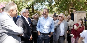 Στη Ρόδο ο Κυριάκος Μητσοτάκης