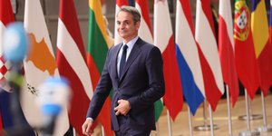 Ο πρωθυπουργός, Κυριάκος Μητσοτάκης, στις Βρυξέλλες
