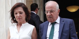 Ο Νάσος Αθανασίου με την σύζυγού του Εύη