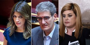 Κατερίνα Νοτοπούλου, Χρήστος Γιαννούλης, Ελευθερία Χατζηγεωργίου