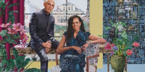 «The Obamas: Springing Forth»: Το πρώτο επίσημο κοινό πορτρέτο των Μπαράκ και Μισέλ Ομπάμα