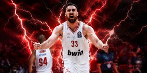 Εικαστική σύνθεση του Νίκολα Μιλουτίνοφ από το Game 5 του ΣΕΦ