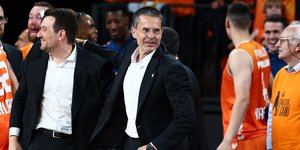 Ο Πέδρο Μαρτίνεθ στο Game 5 με τον Παναθηναϊκό για τα playoffs της Euroleague