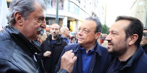 Παύλος Πολάκης, Σωκράτης Φάμελλος, Νίκος Παππάς