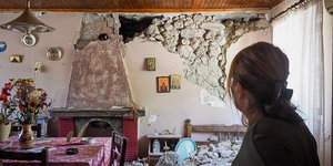 Σεισμός στην Εύβοια, ζημιές