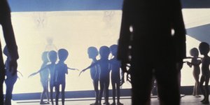Στιγμιότυπο από την ταινία «Στενές επαφές τρίτου τύπου» του 1977 του Στίβεν Σπίλμπεργκ