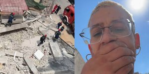Σοκαρισμένος ο Τάσος Ξιαρχό από την κατάρρευση της πολυκατοικίας στα Πετράλωνα