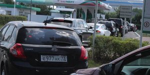 Ρωσία Tatneft ουρες πρατήρια 