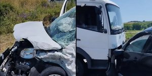 Τα οχήματα που ενεπλάκησαν στο τροχαίο στην Χαλκιδική
