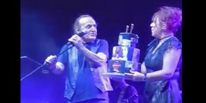 O Βασίλης Παπακωνσταντίνου και η Ελένη Ράντου