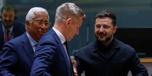 Ο Βολοντίμιρ Ζελένσκι στη Σύνοδο Κορυφής της ΕΕ 