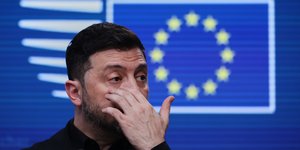 Ο Ουκρανός πρόεδρος Βολοντίμιρ Ζελένσκι 