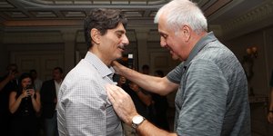 Δημήτρης Γιαννακόπουλος και Ζέλικο Ομπράντοβιτς
