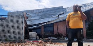 Ζημιές από τον σεισμό στην Ινδονησία
