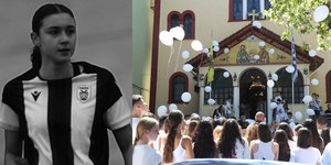 Θλίψη στην κηδεία της 15χρονης Άννας-Μαρίας