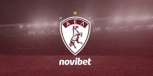 Tο σήμα της ΑΕΛ Novibet