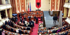 Άνδρας άρπαξε διαβαθμισμένο έγγραφο και έτρεχε στο κοινοβούλιο της Αλβανίας