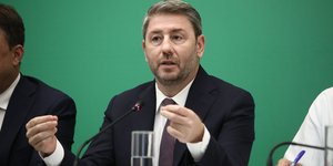 Ο πρόεδρος του ΠΑΣΟΚ, Νίκος Ανδρουλάκης