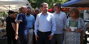 Ο πρόεδρος του ΠΑΣΟΚ, Νίκος Ανδρουλάκης στη Θεσσαλονίκη