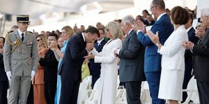 H παρέλαση στο Παρίσι για την 14η Ιουλίου