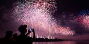 Πυροτεχνήματα για την 250ή επέτειο της Ημέρα Ανεξαρτησίας,