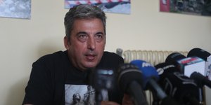 Ο Παύλος Ασλανίδης, πατέρας θύματος στην τραγωδία των Τεμπών