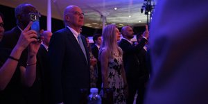 Ο υπουργός Εθνικής Άμυνας Νίκος Δένδιας, στην εκδήλωση της Πρεσβείας των ΗΠΑ στην Ελλάδα