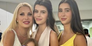 Η Ελένη Μενεγάκη με την κόρη της Βαλέρια 