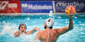 Στιγμιότυπο από τον προημιτελικό Ελλάδα - Μαυροβούνιο