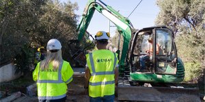 Εργασίες Κατασκευής Δικτύου Αποχέτευσης Δήμου Σπάτων - Αρτέμιδος