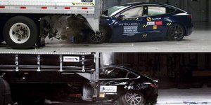 Crash Test αυτοκινήτου με φορτηγό