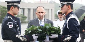  Γεραπετρίτη στο Μνημείο Πολέμου της Κορέας