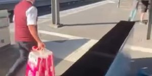 Υπάλληλος τρένου πήγε στο σούπερ μάρκετ γιατί τελείωσε το χαρτί τουαλέτας / Φωτογραφία Instagram