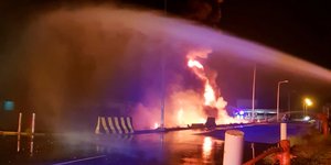Στιγμιότυπο από παλαιότερη επίθεση των Χουθι σε πετρελαϊκές εγκαταστάσεις της Saudi Aramco