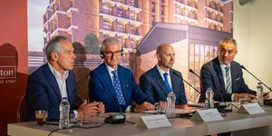 Η DIMAND και η Hilton ανακοινώνουν το «Hilton Thessaloniki»-Δημήτρης Ανδριόπουλος - Alan Mantin - Ανδρέας Κουκάς - Νίκος Τρικουράκης