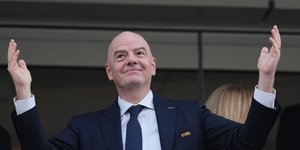 Ο Τζιάνι Ινφαντίνο, πρόεδρος της FIFA