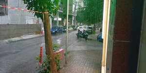 Kακοκαιρία στη Λάρισα
