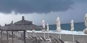Κακοκαιρία στα παράλια της Λάρισας