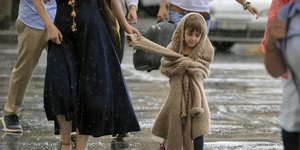 Καλοκαιρινη καταιγίδα στο Βουκουρέστι