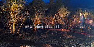 Συναγερμός στα Καμένα Βούρλα για φωτιά κοντά σε βενζινάδικο 