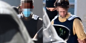 Στην Ευελπίδων οι δύο κατηγορούμενοι για τον εμπρησμό της Marfin
