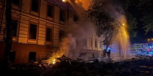 Μεγάλη επίθεση με βαλλιστικούς πυραύλους στο Κίεβο