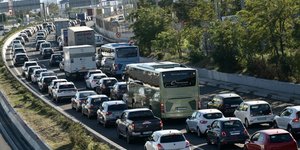 Κίνηση οχημάτων στην Αθήνα 