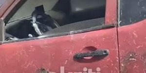 Το κατεστραμμένο όχημα της Πυροσβεστικής από τη φωτιά στο Ρέθυμνο
