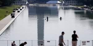 Πρώην αθλητής των Ολυμπιακών Αγώνων κατηγορείται για βανδαλισμό στην ιστορική λίμνη που θέλει να ανακαινίσει ο Ντόναλντ Τραμπ