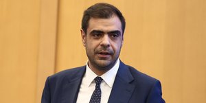 Government spokesman Pavlos Marinakis 